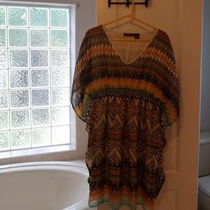 Pretty, flowy dress.